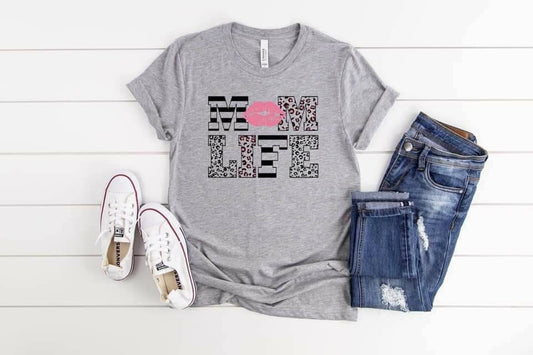 Mom Life..shirt Bella Canvas tshirt direct to garment