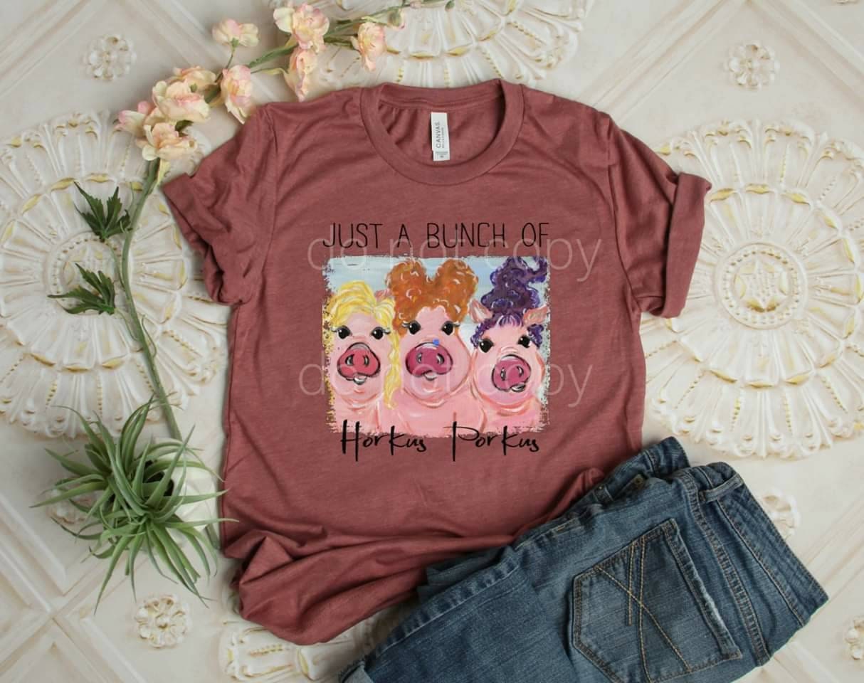 Adorable Pigs, Just A Bunch Of Hocus, Witch Pigs, Pigs Witches, Halloween Pigs, Pig Mom, Pig Lover, Farm Owner gift, Pigs Love Halloween too