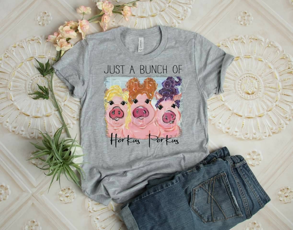 Adorable Pigs, Just A Bunch Of Hocus, Witch Pigs, Pigs Witches, Halloween Pigs, Pig Mom, Pig Lover, Farm Owner gift, Pigs Love Halloween too